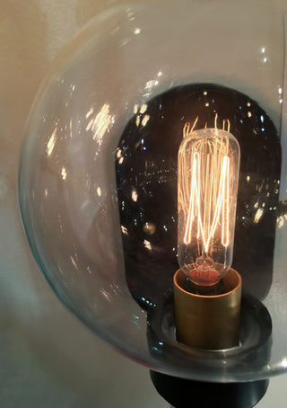 Maxim 30513CL Bauhaus 3 Light 23"W Bathroom Vanity Light - Bronze / Satin Brass