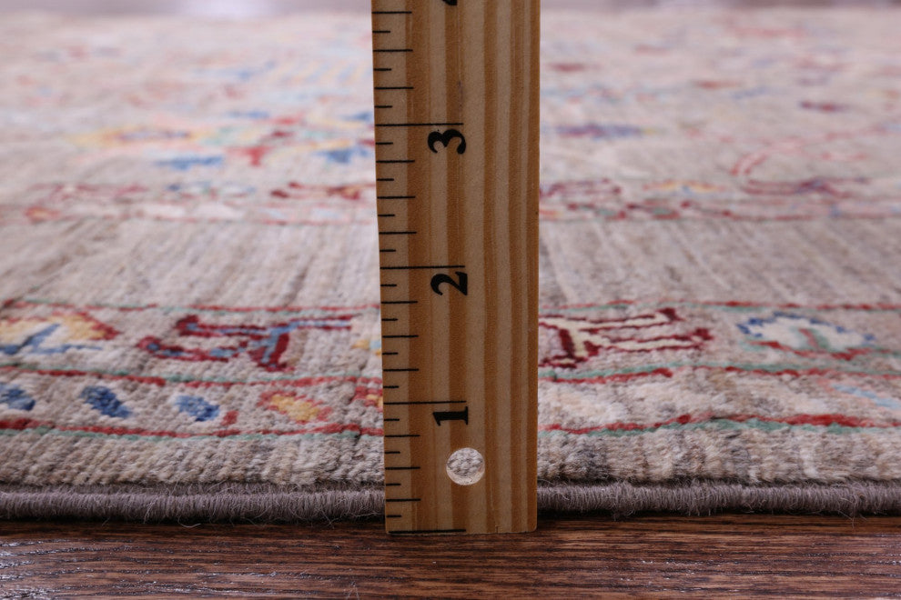 4' 11" X 7' 1" Persian Tabriz Hand-Knotted Rug Q10107