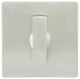 Barn Door Privacy Lock, Square Rose, 3.5" BS, TT14 Turn, Satin Stainless