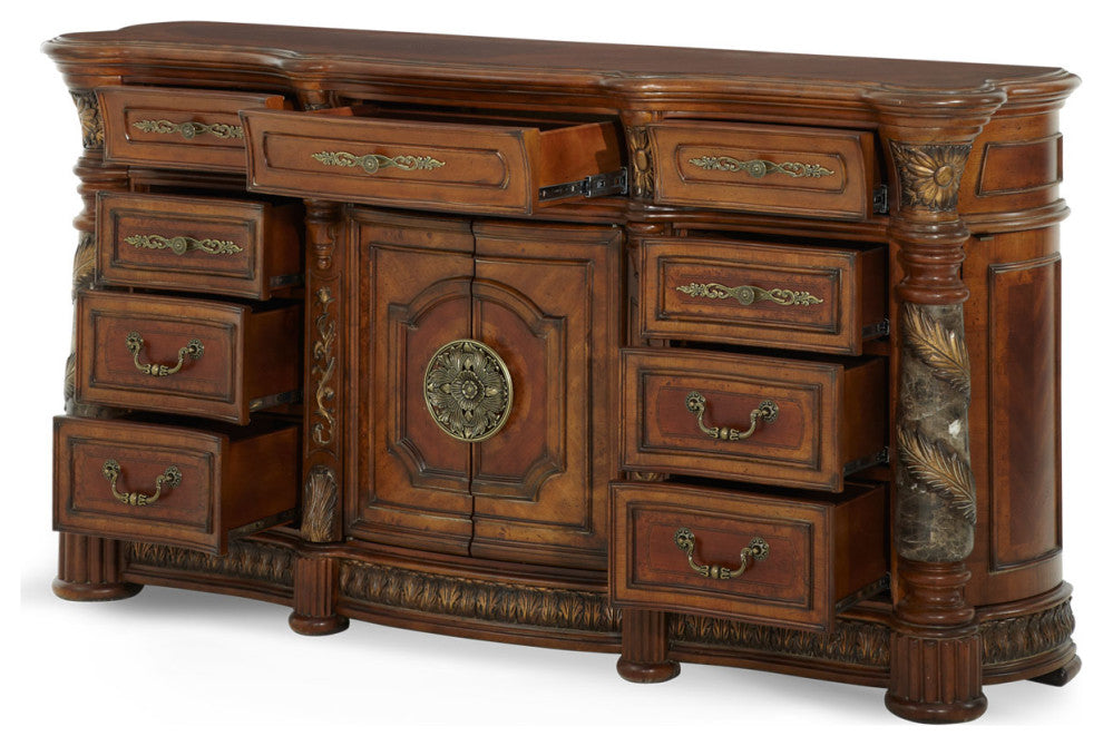 Villa Valencia Cal. King Poster Bedroom Set