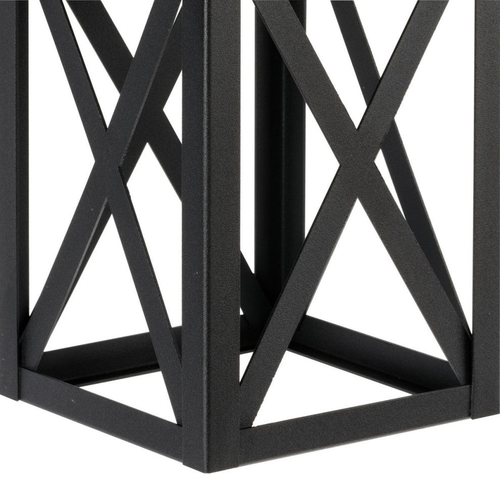 Birkdale Collection 18-3/8, 1-Light Black Dark Sky Outdoor Wall Lantern