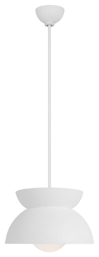 Beaunay Casual 1-Light Indoor Pendant Ceiling Light, Cast Plaster Matte White