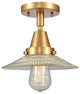 INNOVATIONS LIGHTING 447-1C-SG-G2-LED Halophane Flush Mount