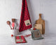 Cabin Christmas Embroidered Dishtowel, Set Of 3