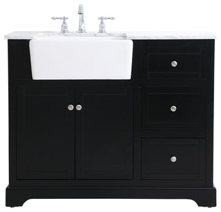 Home Living 22" Farmhouse Black-Light Bathroom Vanity