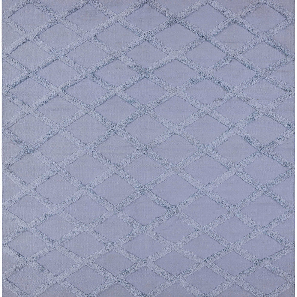 Ahgly Company Indoor Square Mid-Century Modern Area Rugs, 5' Square