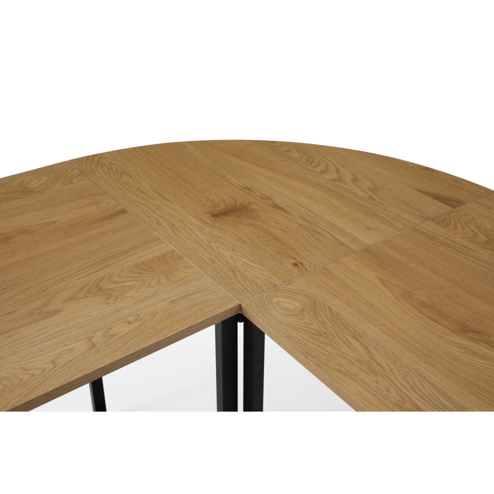 Loft Lyfe Zeus Desk, L-Shaped, Natural/Black
