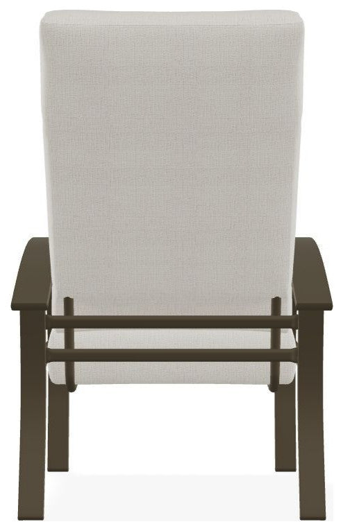 Belle Isle Cushion Outdoor Armchair, Grasscloth Buff/Beachwood
