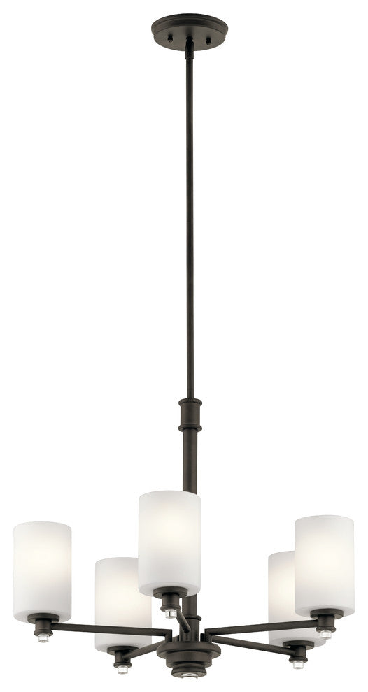 Chandelier 5-Light, Olde Bronze