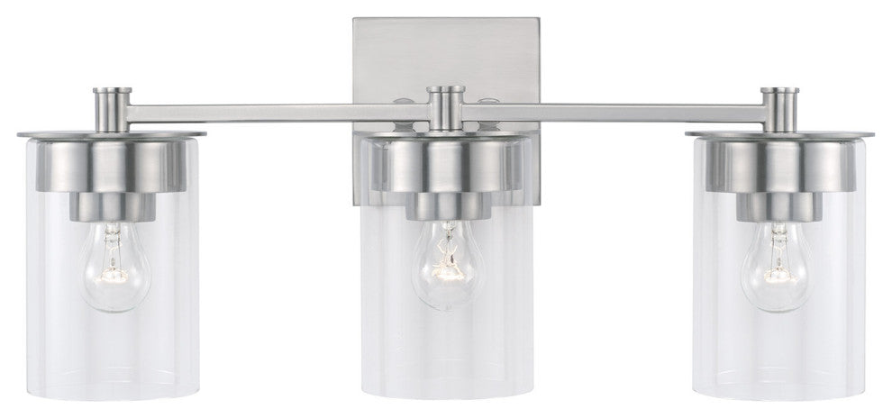 Capital Lighting 146831-532 Mason 3 Light 21"W Bathroom Vanity - Matte Black