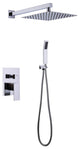 Wall Mounted Pressure Balanced Complete Shower System With Rough-In Valve, Polis