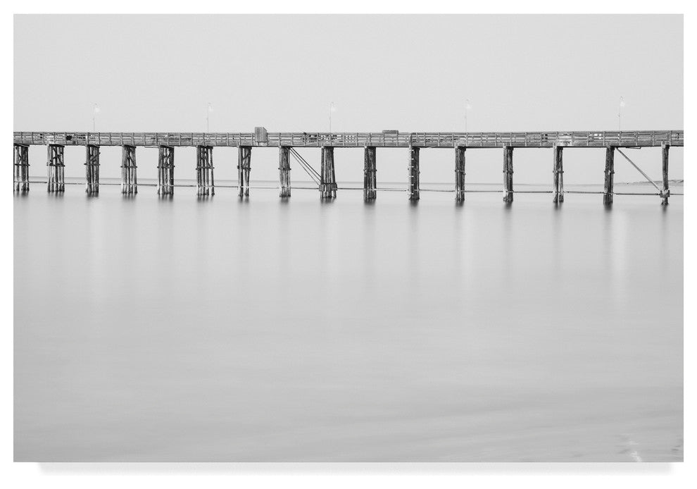 Chris Moyer 'Support Pier' Canvas Art, 47"x30"