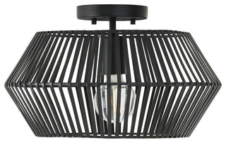 Capital Lighting 230311 Kaiya 16"W Semi-Flush Ceiling Fixture - Matte Black