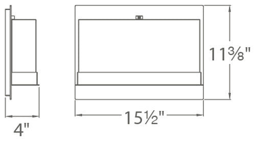 Modern Forms Lumnos LED Wall Sconce, Satin Nickel