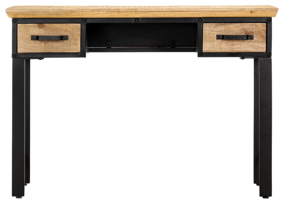 vidaXL Writing Table Computer Desk Home Office Study Table Solid Mango Wood