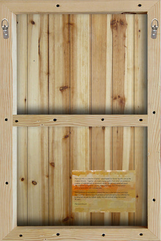 "Space Suit" Painting Print on White Wood