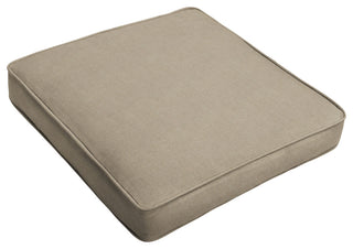 Sorra Home Sunbrella Outdoor Corded Chair Cushion 20"Wx20"Dx3"H