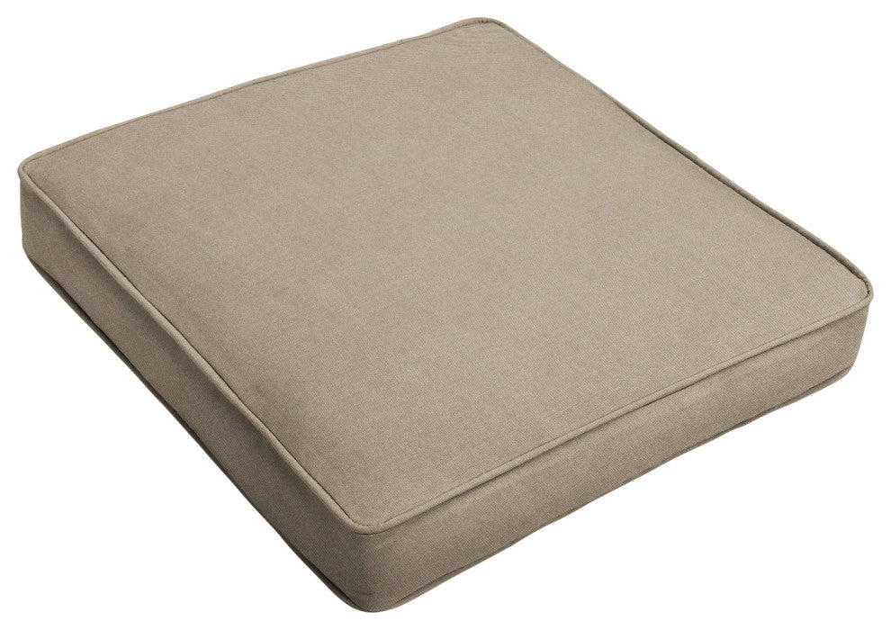 Sorra Home Sunbrella Outdoor Corded Chair Cushion 20"Wx20"Dx3"H