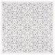 Safavieh Indoor-Outdoor Cabana Collection, CBN662 Rug, Ivory/Gray, 6'7" Square