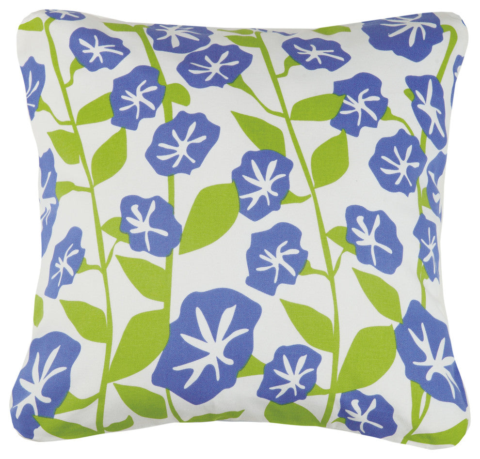Morning Glory Printed Pillow