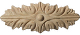 6 3/8"W x 2 3/8"H x 3/4"D Medium Oxford Center, Alder