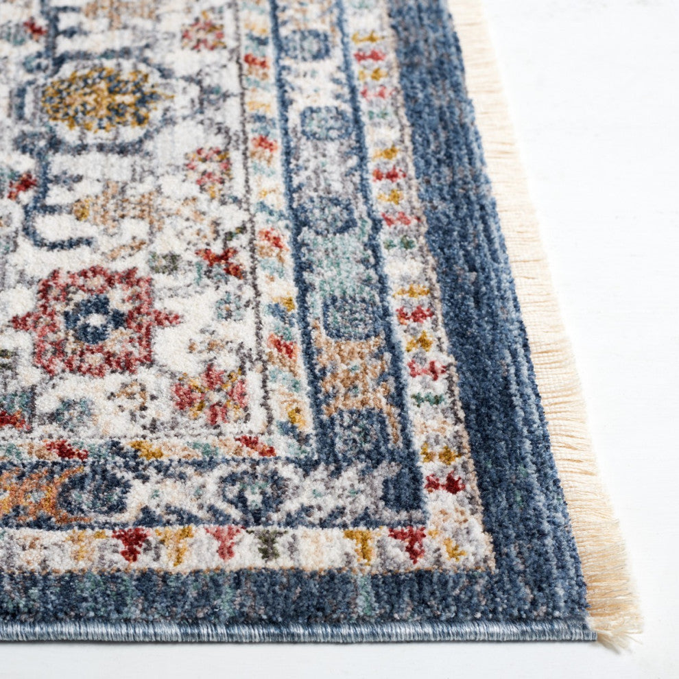 Safavieh Lauren Ralph Lauren Collection LRL1400 Rug, Navy Blue/Ivory, 10'x13'2"