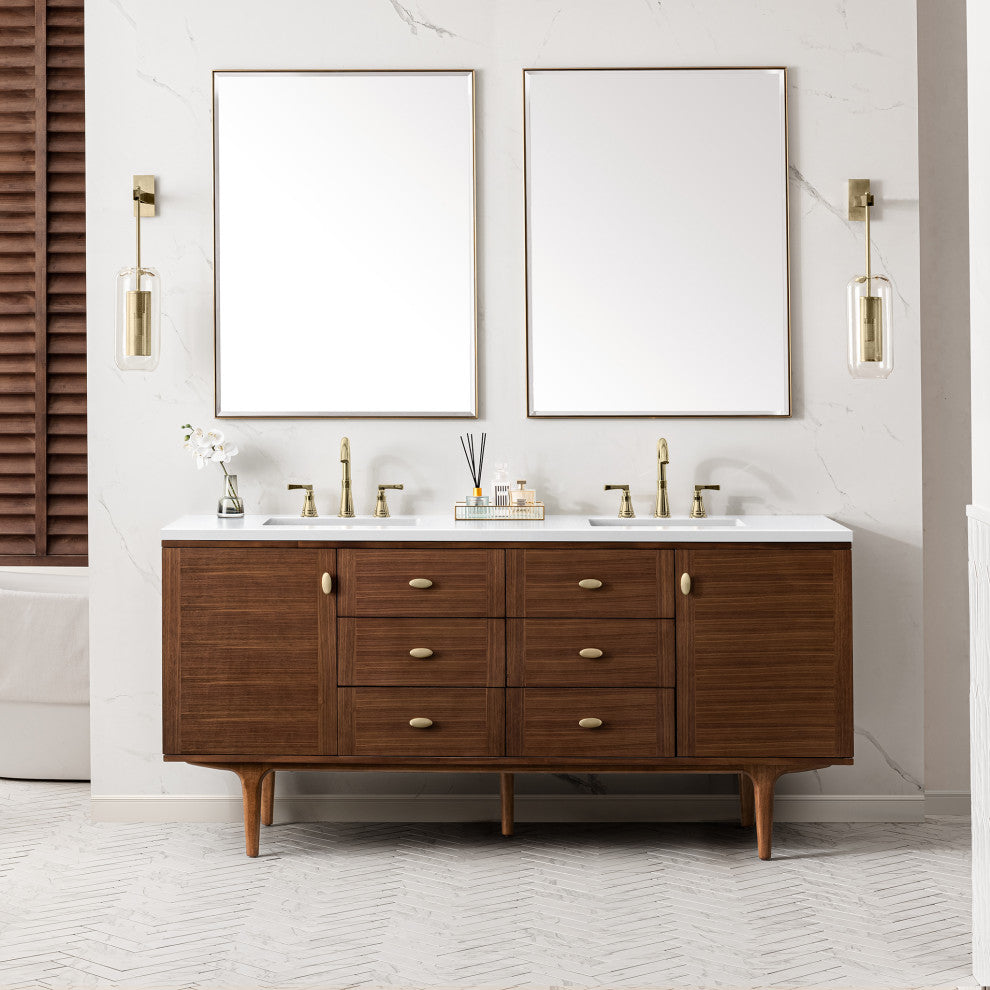 Rohe 30" Round Mirror, Matte Black