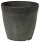 Novelty 03088 Round Dolce Planter, 8", Black