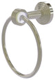 Pacific Beach Towel Ring with Groovy Accents, Polished Nickel