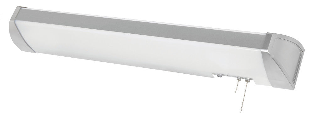 Ideal 52" Fluorescent Overbed Wall Light, Brushed Nickel