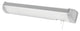Ideal 52" Fluorescent Overbed Wall Light, Brushed Nickel