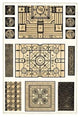 Painted Ceilings and Pavements from Pompeii - Gallery Wrapped Canvas Art