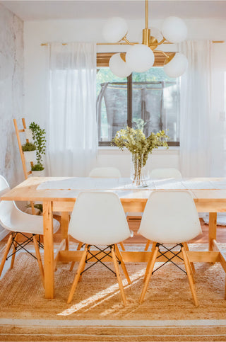 Estee 6-Light Chandelier, Opal Etched Glass, Finish: Aged Brass