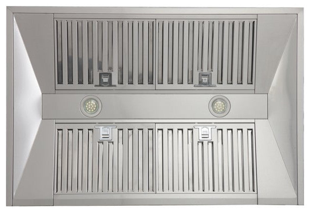 Kucht Professional 36" Modern Stainless Steel Wall Mounted Range Hood in Silver