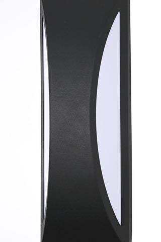 Home Living 5" Outdoor Wall Sconce, Black