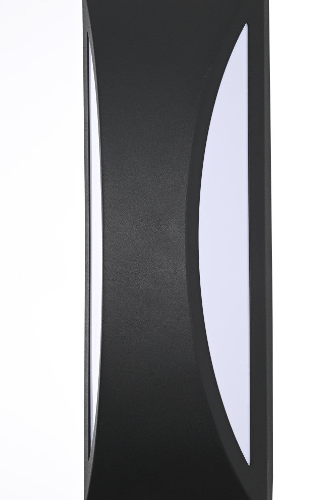 Home Living 5" Outdoor Wall Sconce, Black