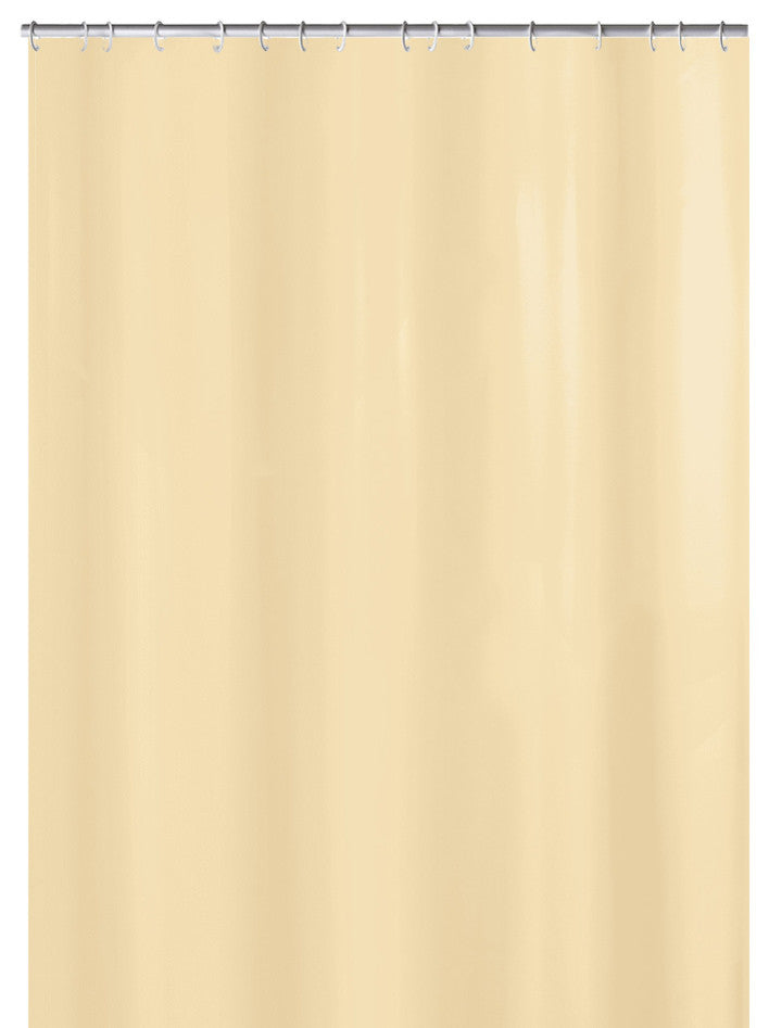 Contemporary Fabric Shower Curtain, Kito, Nature, Extra Wide