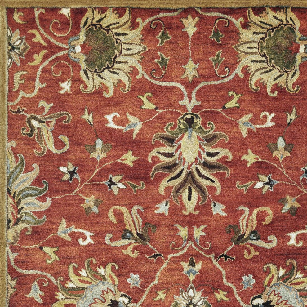 KAS Syriana 6009 Sienna Agra Area Rug, 8'x10'6"