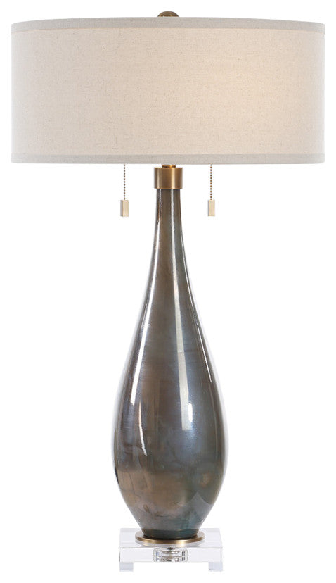 Uttermost Suranne Antique Brass Table Lamp