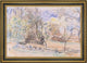 Alfred Sisley Orchard - 18" x 27" Framed Premium Canvas Print
