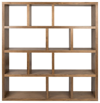 Berlin 4 Levels Bookcase, 150 cm., Walnut