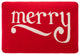 Safavieh Be Merry Pillow, Red, 16"x24"