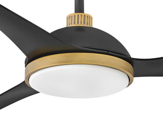 Hinkley Alba 56" Led Smart Fan, Matte Black
