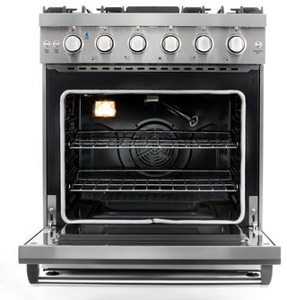 30" Freestanding Range with 5 Gas Sealed Burners & Convection Oven