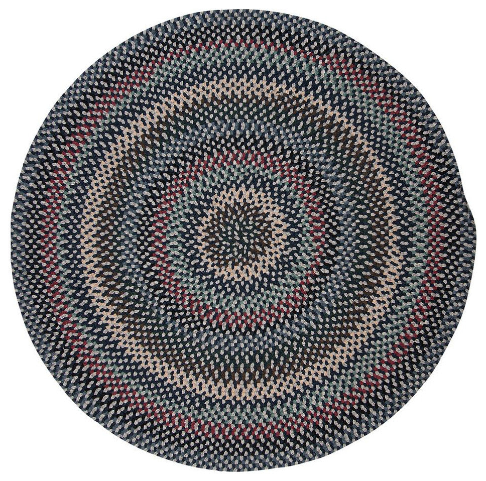 Colonial Mills Rug Boston Common Winter Blues Round