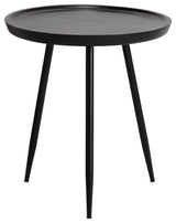 Chervey Tri Pin Side Table, Black