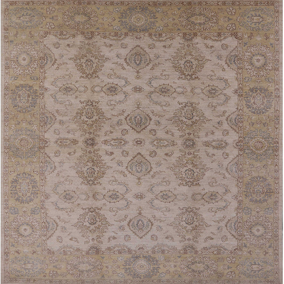 Ahgly Company Indoor Square Mid-Century Modern Area Rugs, 5' Square