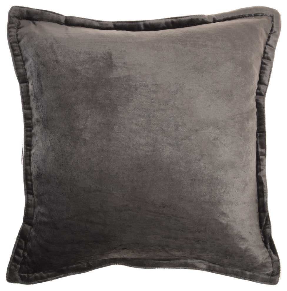Mina Victory RC990 Throw Pillow, Charcoal, 20" X 20"
