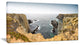 "Rocky Bay Portugal Panorama" Oversized Beach Canvas Artwork, 32"x16"