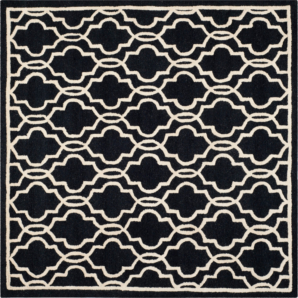 Safavieh Cambridge CAM131E 6' Round Black Rug